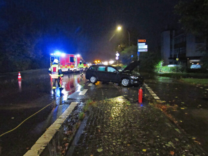 AM frühen Morgen kam es zu dem folgenschweren Unfall. Foto: KPB Mettmann