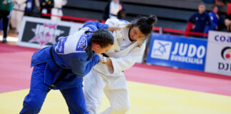 Die Wülfrather Judoka Sophie Püchel im Kampf. Foto: TB Wülfrath