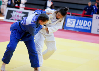 Die Wülfrather Judoka Sophie Püchel im Kampf. Foto: TB Wülfrath