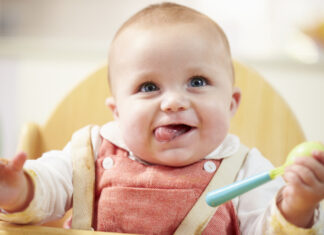 Ein Baby ist zu sehen. Foto: VZ NRW/adpic