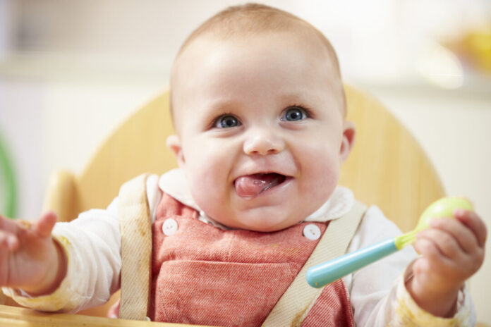 Ein Baby ist zu sehen. Foto: VZ NRW/adpic