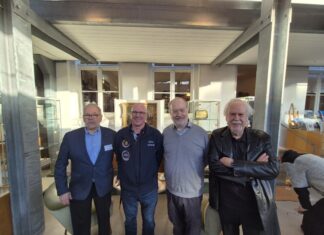 Freuen sich über den Start: Reinhard Schulze Neuhoff, Dieter Hinsch, Armin Schmidt und Helmut Stein. Foto: privat