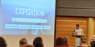 In der Stadthalle wurde der Film „Expedition Depression“ gezeigt. Foto: privat