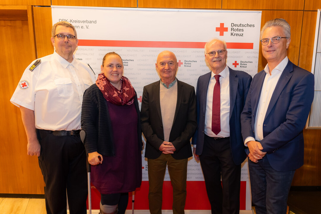 Thomas Nüchter, Lisa Hospes-Drewa, Reinhold Salewski, Norbert Danscheidt und Nils Hanheide. Foto: Janine Renters