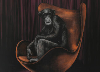 Stefan à Wengen, Hello Petrarca II, 2013, Acryl auf Leinen, 190 x 150 cm
