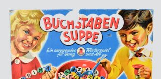 Eines der Spiele: "Buchstabensuppe". Foto: Jörg Fuhrmann