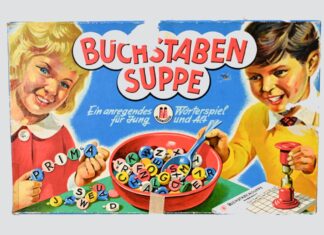 Eines der Spiele: "Buchstabensuppe". Foto: Jörg Fuhrmann