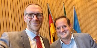 Mehrheitlich gewählt: Jan Heinisch und Thorsten Schick haben die Mitglieder hinter sich. Foto: CDU