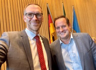 Mehrheitlich gewählt: Jan Heinisch und Thorsten Schick haben die Mitglieder hinter sich. Foto: CDU