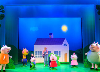 Peppa Wutz als Musical gibt es in Ratingen zu sehen. Foto: Wim Lanser/Theater auf Tour by Van Hoorne