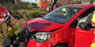 Einer der Unfallwagen. Foto: Polizei