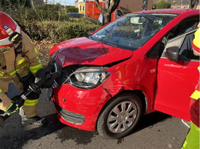 Einer der Unfallwagen. Foto: Polizei