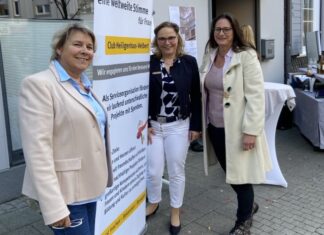 Mitten in der Innenstadt hatten die Engagierten sich postiert, um für den guten Zweck zu sammeln. Foto: privat