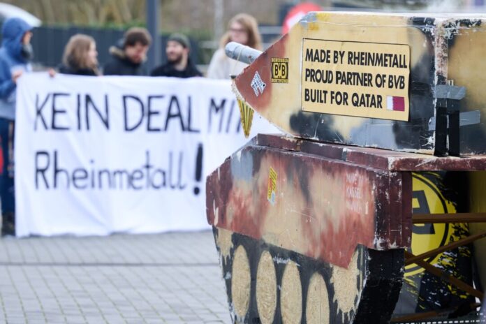 Schon vor der Mitgliederversammlung hatte es Proteste gegeben