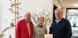 Vor Ort im Hospiz fand die Spendenübergabe statt. Foto: privat