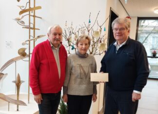 Vor Ort im Hospiz fand die Spendenübergabe statt. Foto: privat