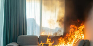 Ein Brand kann überall und unvermutet – hier durch eine defekte Powerbank – ausbrechen. Die rechtzeitige Warnung durch einen Rauchmelder rettet im Brandfall Gesundheit und Leben der Betroffenen. Foto: Forum Brandrauchprävention e. V.