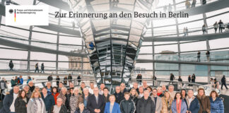 Eine Reise durch Geschichte und Gegenwart erlebte eine Gruppe aus dem Kreis Mettmann. Foto: Bundespresseamt