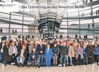Eine Reise durch Geschichte und Gegenwart erlebte eine Gruppe aus dem Kreis Mettmann. Foto: Bundespresseamt