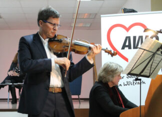 Cornelia Hessenberg und Christoph Rehm spielen zum Start in die Festtage. Foto: privat