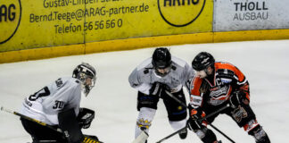 Den Zusatzpunkt verloren die Ice Aliens an Bergisch Gladbach. Foto: Daniela Schmidt