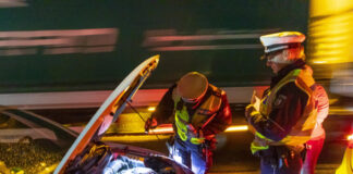 Die Polizei bei einer Kontrolle. Foto: Polizei/Symbolbild