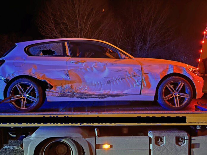 Bei einem Spurwechsel kam es am Freitag zu dem Unfall. Foto: Polizei
