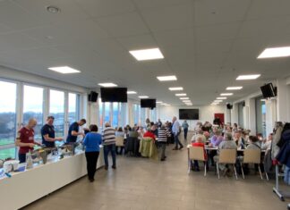 Rund 120 Gäste begrüßten die Engagierten in der IMS Arena in Velbert. Foto: SSVg Velbert