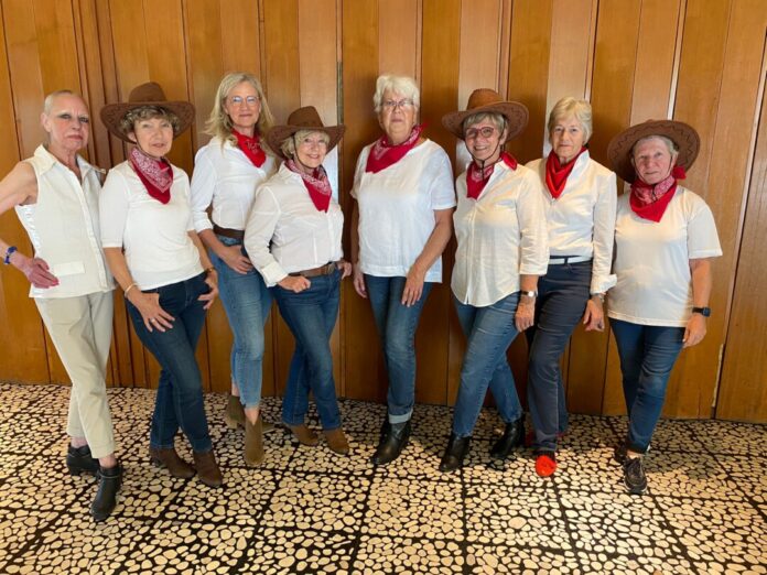 Die Line dance-Gruppe des TuS Erkrath sucht neue Aktive. Foto: privat