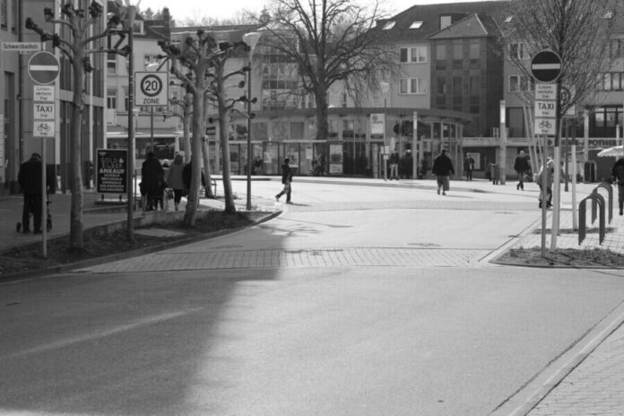 Der Mettmanner Jubiläumsplatz. Foto: Volkmann