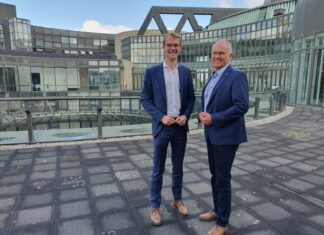 Die CDU-Landtagsabgeordneten Christian Untrieser und Martin Sträßer. Foto: PR Martin Sträßer