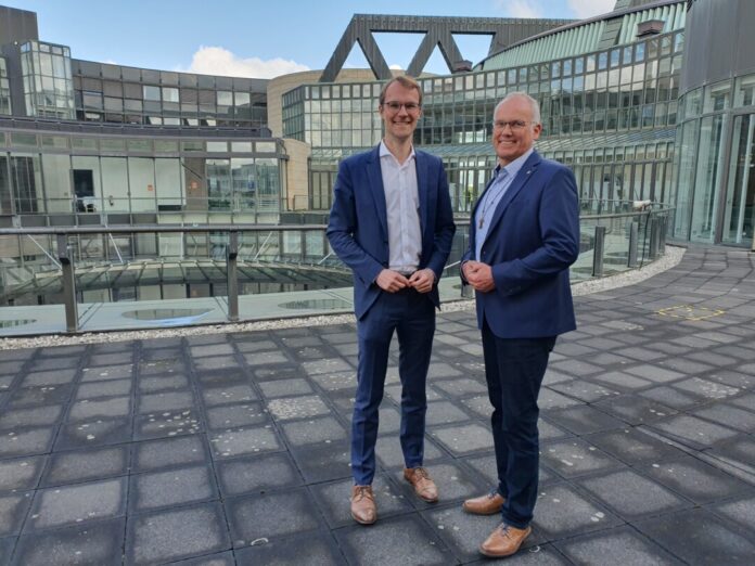Die CDU-Landtagsabgeordneten Christian Untrieser und Martin Sträßer. Foto: PR Martin Sträßer