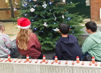 Für die Schulkinder gab es eine schokoladige Überraschung. Foto: privat