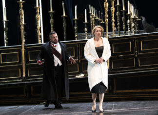 Ein Szenenfoto aus Puccinis "Tosca". Foto: Saad Hamza