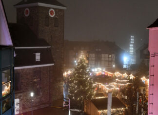 Der Weihnachtsmarkt in Velbert findet mit verkaufsoffenem Sonntag am 15. Dezember statt. Foto: Mathias Kehren