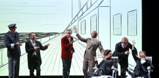 Die Szene aus der Aufführung des Westfälischen Landestheaters. Foto: Volker Beushausen