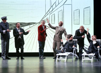 Die Szene aus der Aufführung des Westfälischen Landestheaters. Foto: Volker Beushausen