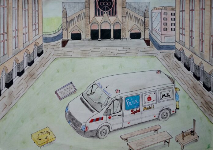Die neue Kunstpostkarte. Bild: Stadt Ratingen