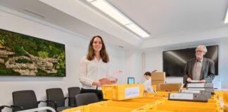 Im Briefwahlbüro in Heiligenhaus ist alles bereit. Foto: Stadt Heiligenhaus