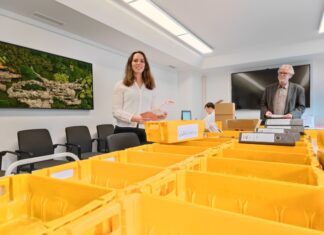 Im Briefwahlbüro in Heiligenhaus ist alles bereit. Foto: Stadt Heiligenhaus