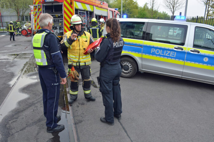 In der Stadt kam es zu einem Blaulichteinsatz Foto: Polizei