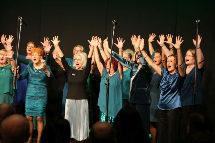 Der Chor "Miss Harmony" bietet eine Schnupperprobe an, um neue Aktive zum Mitmachen zu motivieren. Foto: Sylke Zabel