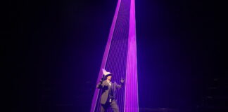 Pascal Kozuch sorgte mit seiner Lasershow für eines der Highlights. Foto: Volkmann