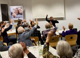 Im Ärztezentrum St. Marien in Ratingen trafen sich jetzt Vertreterinnen und Vertreter aus Politik, Verwaltung, Wirtschaft, Vereinen und Interessenvertretungen. Foto: Lebenshilfe