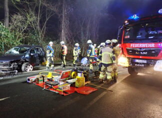 Ein Blick auf die Einsatzstelle. Foto: Feuerwehr Essen