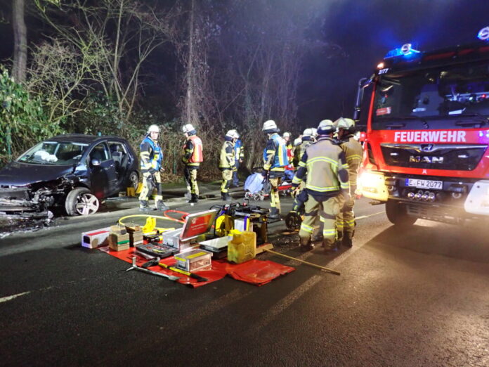 Ein Blick auf die Einsatzstelle. Foto: Feuerwehr Essen
