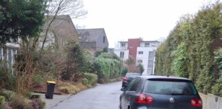 Die breiten Müllwagen kommen an geparkten Autos nicht vorbei. Foto: SPD Erkrath