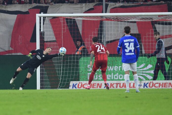 Führungstreffer für Düsseldorf.