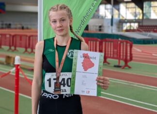 Lucy Müller erreichte am Ende des Bronzeplatz. Foto: TuS 08 Lintorf
