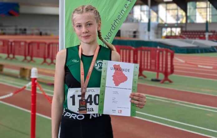 Lucy Müller erreichte am Ende des Bronzeplatz. Foto: TuS 08 Lintorf